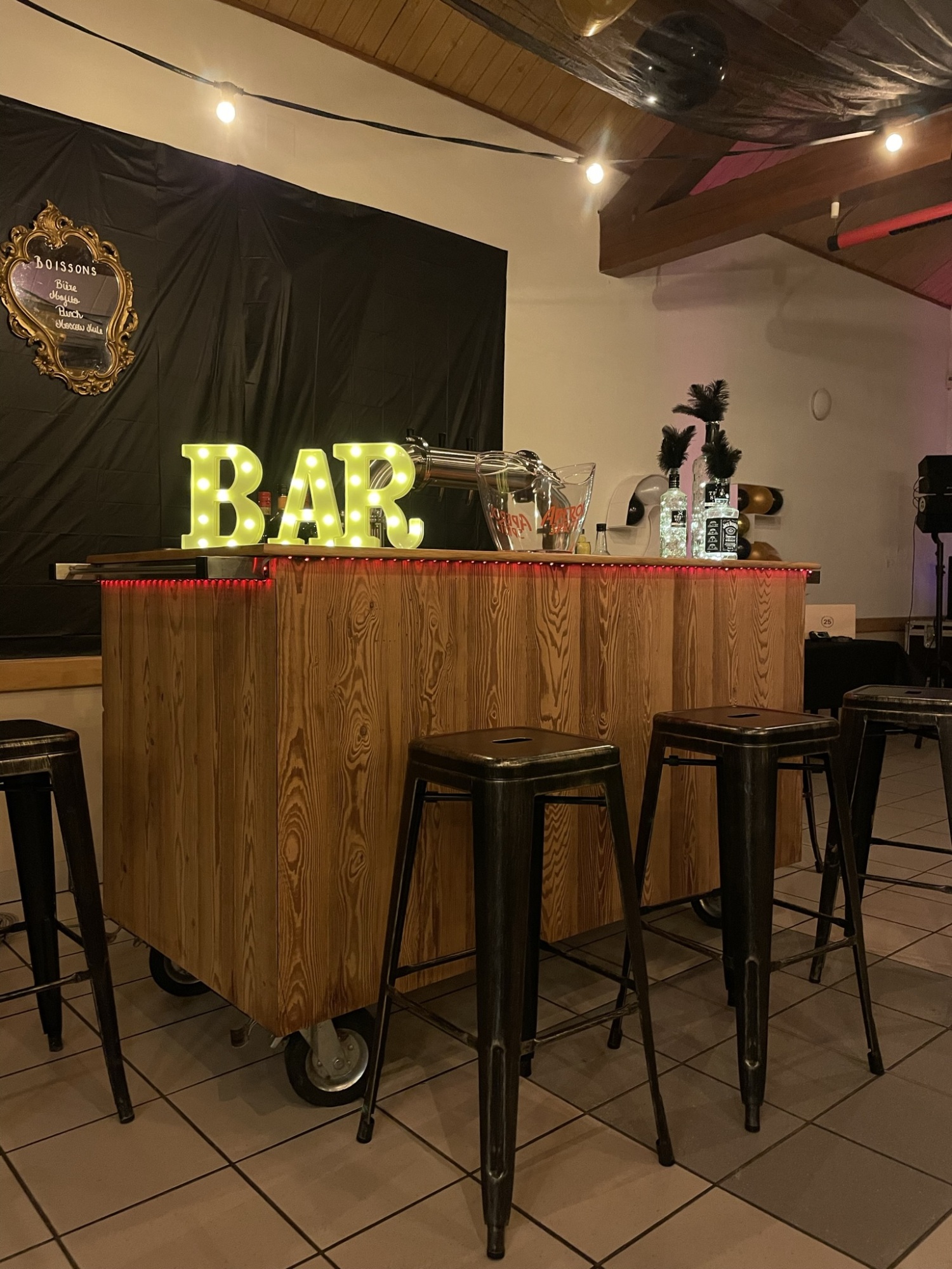 Bar à bière tireuse 3 becs en location