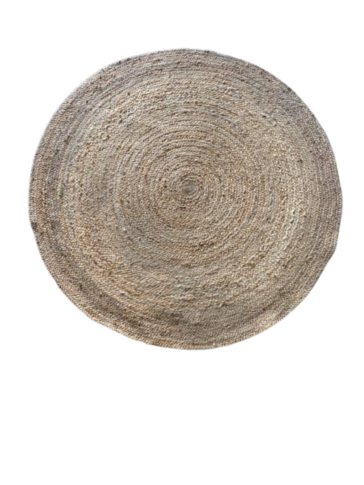 Tapis rond en jute tressé en location