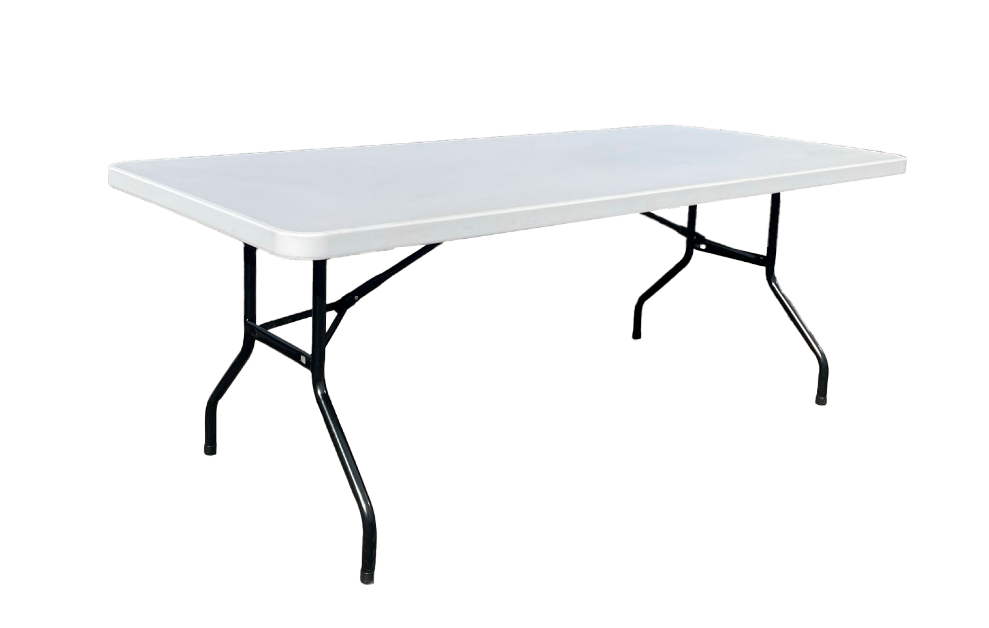Table pliante rectangulaire 200x90 cm en location